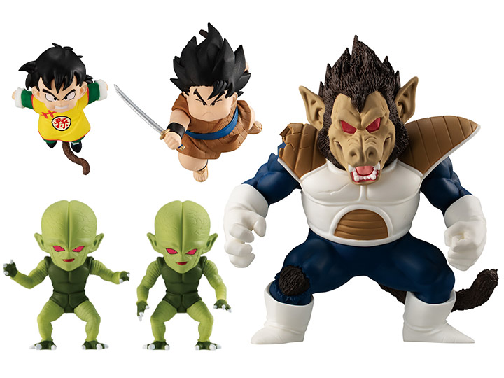 Dragon Ball Adverge Motion Great Ape Vegeta Set of 5 Figures Gallery Image 1