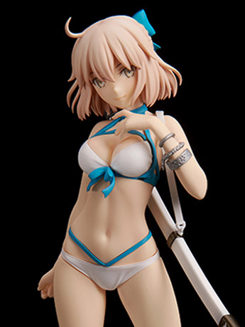 Fate/Grand Order Assemble Heroines Assassin Okita Souji (Summer Queens) 1/8 Scale Model Kit Gallery Image 2