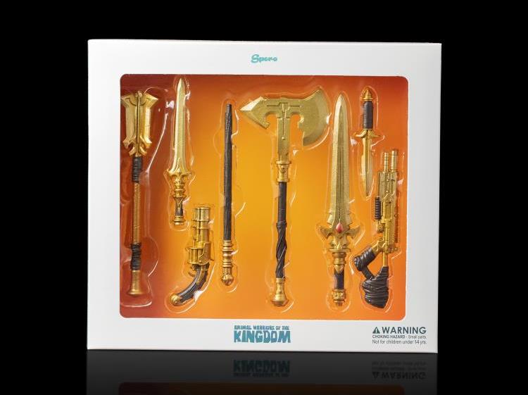 Animal Warriors of The Kingdom Primal Collection Epic Gold Weapon Set Gallery Image 6
