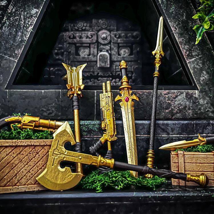 Animal Warriors of The Kingdom Primal Collection Epic Gold Weapon Set Gallery Image 4