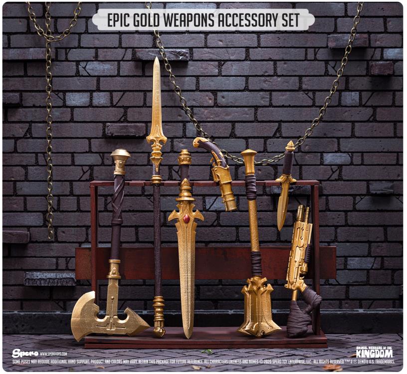 Animal Warriors of The Kingdom Primal Collection Epic Gold Weapon Set Gallery Image 3