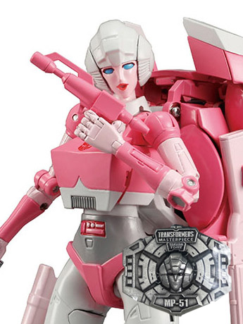 Transformers Masterpiece MP-51 Arcee (With Collectible Pin) Gallery Image 2