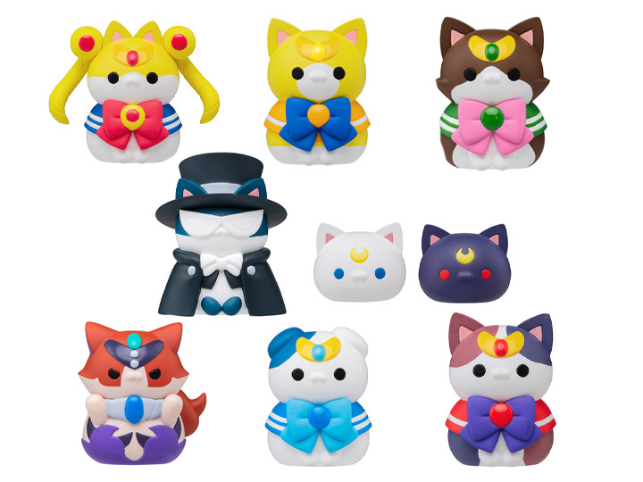 Sailor Moon Mega Cat Project Sailor Mewn Box of 8 Figures Gallery Image 1