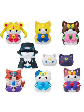 Sailor Moon Mega Cat Project Sailor Mewn Box of 8 Figures Gallery Image 2