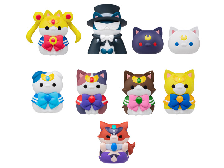 Sailor Moon Mega Cat Project Sailor Mewn Box of 8 Figures (With Bonus) Gallery Image 1