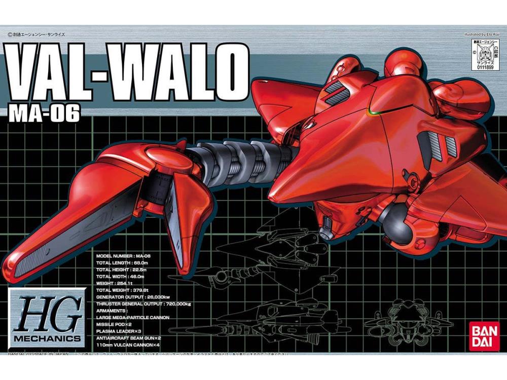 Mobile Suit Gundam 0083: Stardust Memory HGM MA-06 Val-Walo 1/550