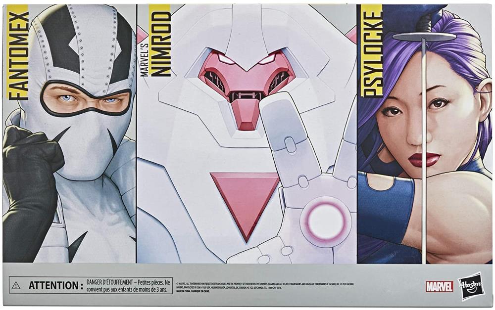 X-Men Marvel Legends Psylocke, Nimrod, and Fantomex Pack of 3 Action Figures Gallery Image 17