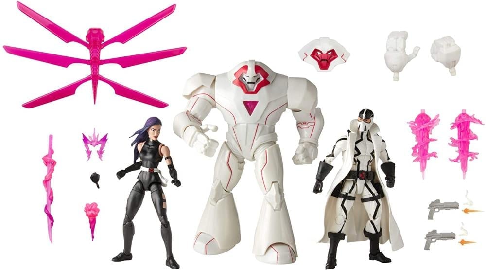 X-Men Marvel Legends Psylocke, Nimrod, and Fantomex Pack of 3 Action Figures Gallery Image 15