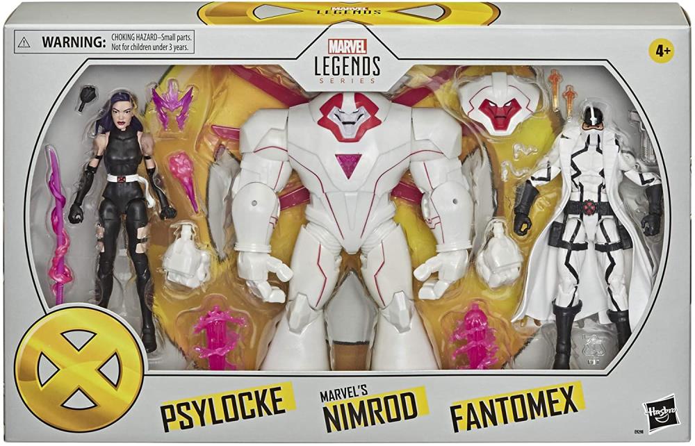 X-Men Marvel Legends Psylocke, Nimrod, and Fantomex Pack of 3 Action Figures Gallery Image 16