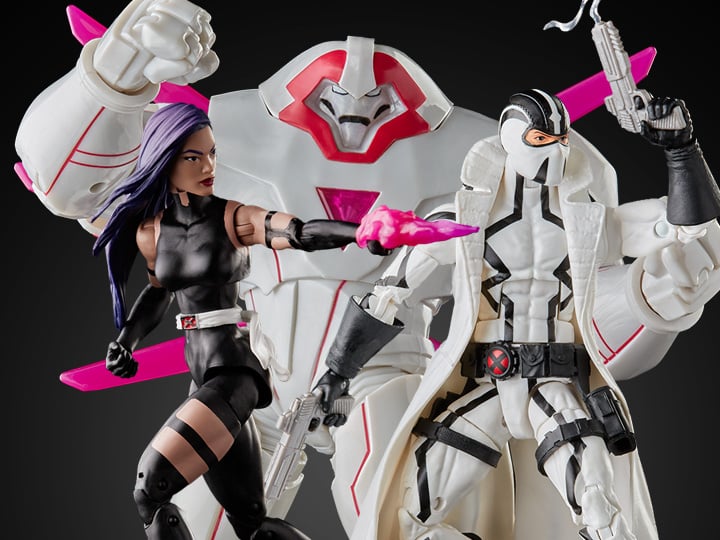 X-Men Marvel Legends Psylocke, Nimrod, and Fantomex Pack of 3 Action Figures Gallery Image 1