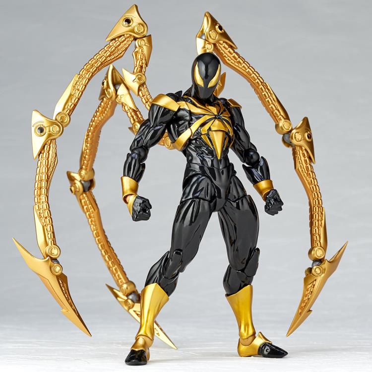 Marvel Amazing Yamaguchi Revoltech No.023EX Iron Spider (Black Ver.) Action Figure Gallery Image 4