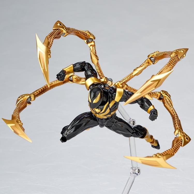 Marvel Amazing Yamaguchi Revoltech No.023EX Iron Spider (Black Ver.) Action Figure Gallery Image 9