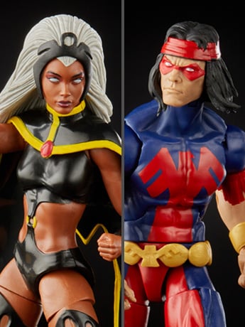 X-Men Marvel Legends Storm & Thunderbird Action Figure Two-Pack Gallery Image 2