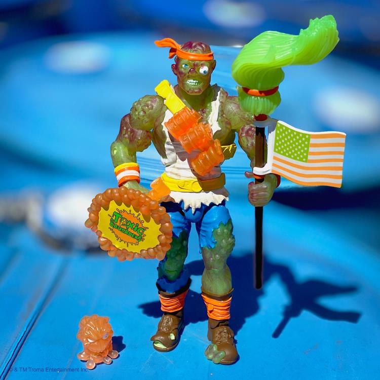 Toxic Crusaders ULTIMATES! Toxie (Radioactive Red Rage) Figure Gallery Image 9