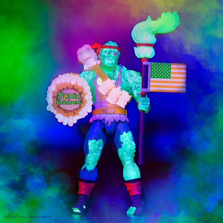 Toxic Crusaders ULTIMATES! Toxie (Radioactive Red Rage) Figure Gallery Image 12