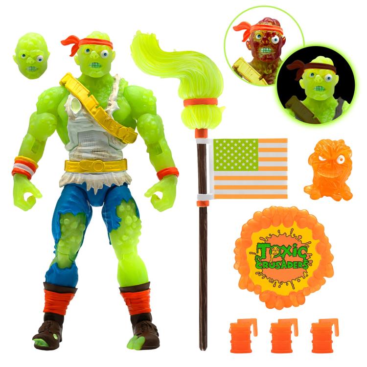 Toxic Crusaders ULTIMATES! Toxie (Radioactive Red Rage) Figure Gallery Image 3
