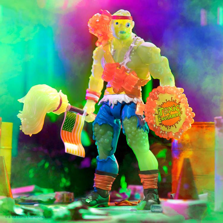 Toxic Crusaders ULTIMATES! Toxie (Radioactive Red Rage) Figure Gallery Image 7