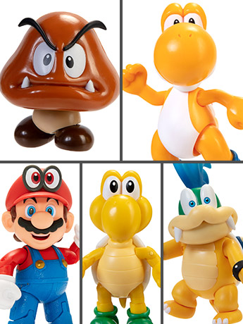 World of Nintendo 4" Wave 24 Set of 5 Figures Gallery Image 2