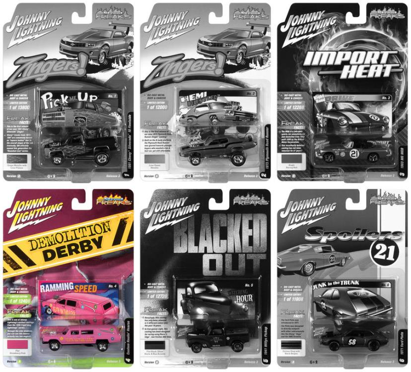 Johnny Lightning Street Freaks Release 3 2021 (Ver. A) 1/64 Scale Demolition Derby Haulin Hearse Gallery Image 3