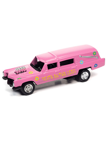 Johnny Lightning Street Freaks Release 3 2021 (Ver. A) 1/64 Scale Demolition Derby Haulin Hearse Gallery Image 2