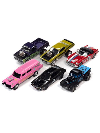 Johnny Lightning Street Freaks Release 3 2021 (Ver. A) 1/64 Scale Set of 6 Die-Cast Cars Gallery Image 2