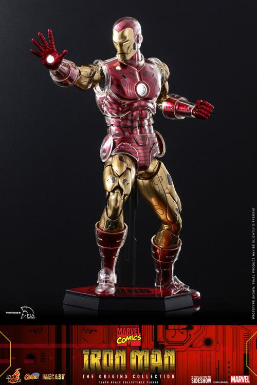Marvel Comics The Origin Collection CMS07D37 Iron Man 1/6 Scale Collectible Figure Gallery Image 7