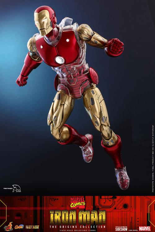 Marvel Comics The Origin Collection CMS07D37 Iron Man 1/6 Scale Collectible Figure Gallery Image 15