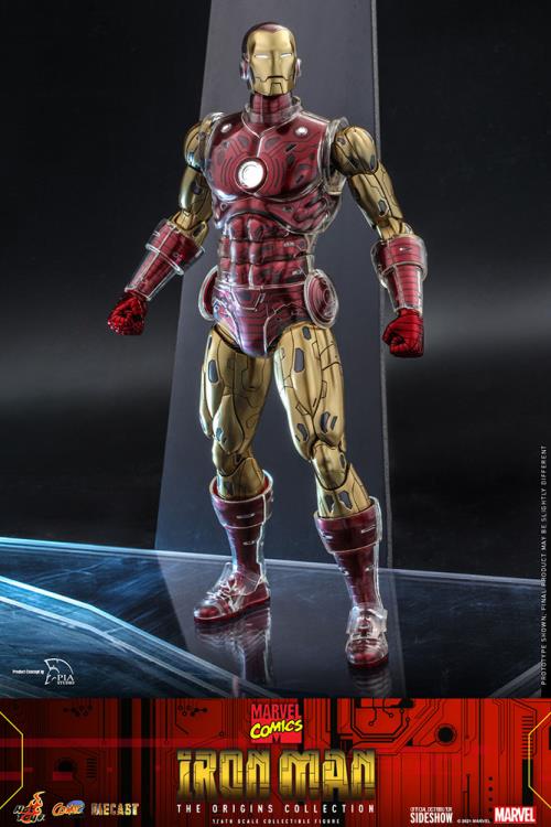 Marvel Comics The Origin Collection CMS07D37 Iron Man 1/6 Scale Collectible Figure Gallery Image 9