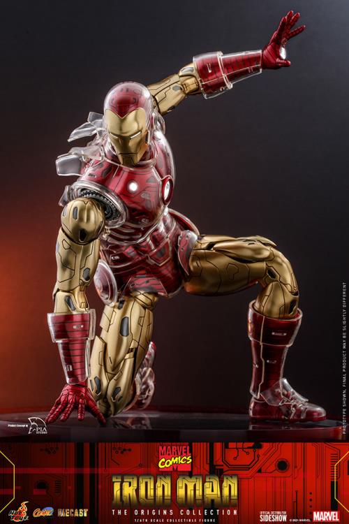 Marvel Comics The Origin Collection CMS07D37 Iron Man 1/6 Scale Collectible Figure Gallery Image 10