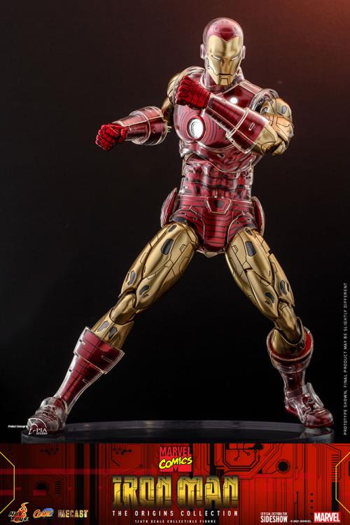 Marvel Comics The Origin Collection CMS07D37 Iron Man 1/6 Scale Collectible Figure Gallery Image 5