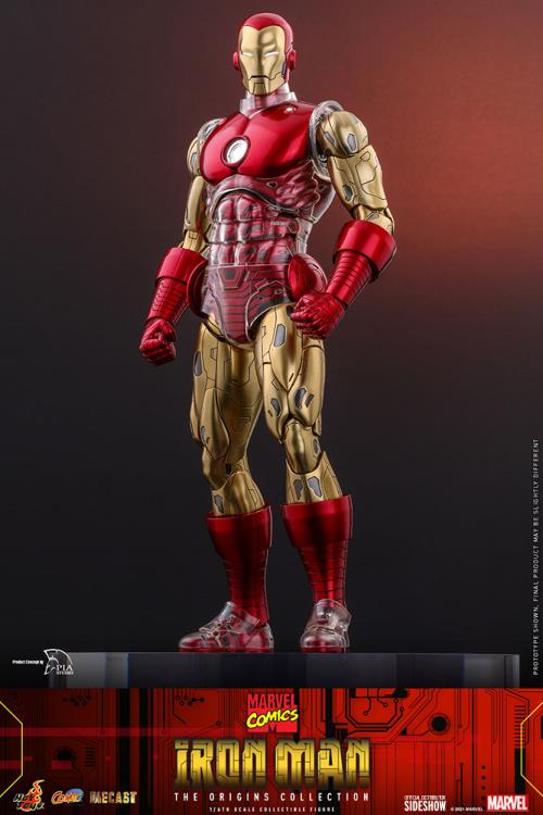 Marvel Comics The Origin Collection CMS07D37 Iron Man 1/6 Scale Collectible Figure Gallery Image 12
