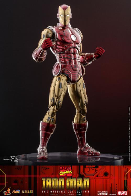 Marvel Comics The Origin Collection CMS07D37 Iron Man 1/6 Scale Collectible Figure Gallery Image 6