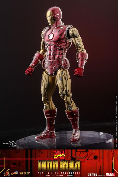 Marvel Comics The Origin Collection CMS07D37 Iron Man 1/6 Scale Collectible Figure Gallery Image 8