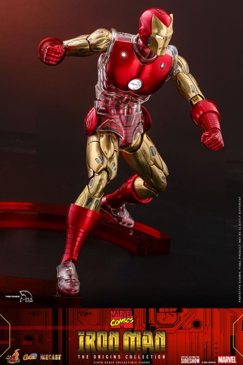 Marvel Comics The Origin Collection CMS07D37 Iron Man 1/6 Scale Collectible Figure Gallery Image 13