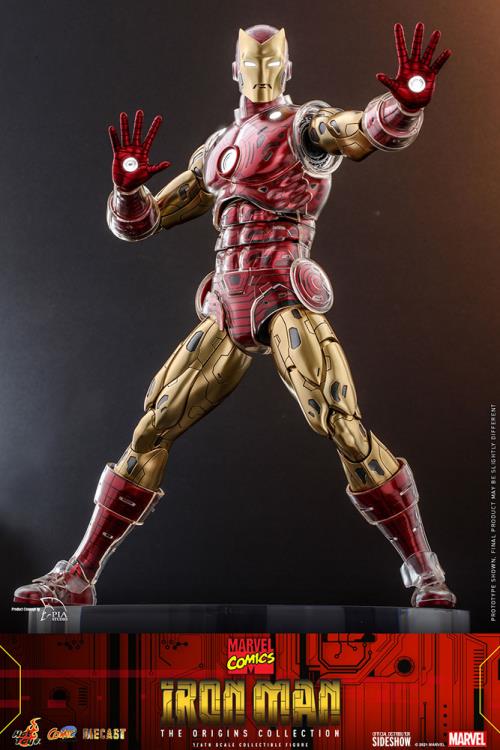 Marvel Comics The Origin Collection CMS07D37 Iron Man 1/6 Scale Collectible Figure Gallery Image 4