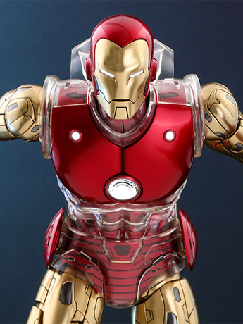 Marvel Comics The Origin Collection CMS07D37 Iron Man 1/6 Scale Collectible Figure Gallery Image 2