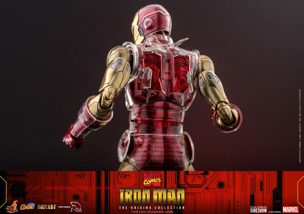 Marvel Comics The Origin Collection CMS07D37 Iron Man 1/6 Scale Collectible Figure Gallery Image 17