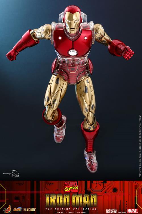 Marvel Comics The Origin Collection CMS07D37 Iron Man 1/6 Scale Collectible Figure Gallery Image 14