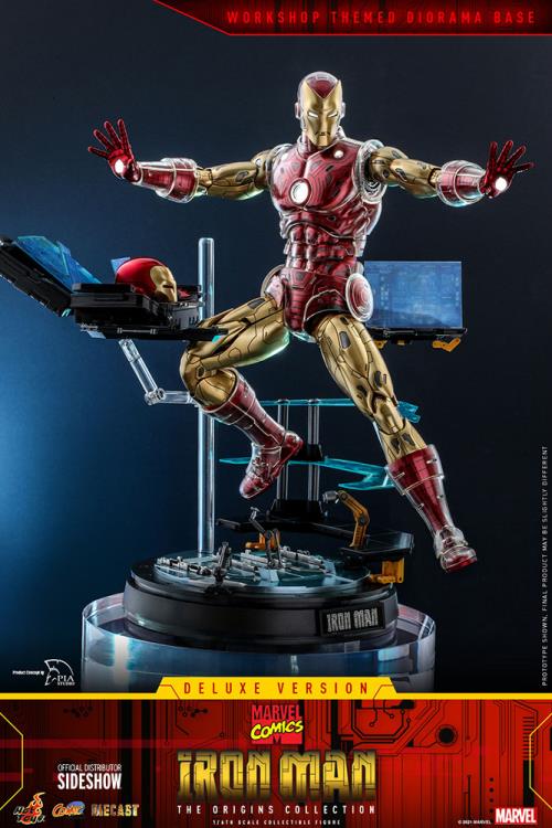 Marvel Comics The Origin Collection CMS08D38 Deluxe Iron Man 1/6 Scale Collectible Figure Gallery Image 17