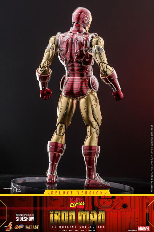 Marvel Comics The Origin Collection CMS08D38 Deluxe Iron Man 1/6