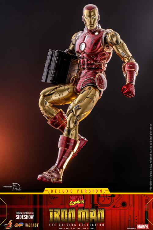 Marvel Comics The Origin Collection CMS08D38 Deluxe Iron Man 1/6 Scale Collectible Figure Gallery Image 8