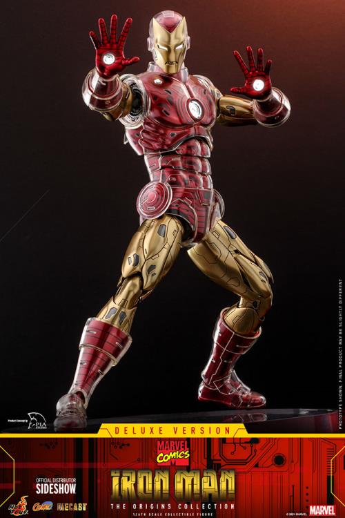 Marvel Comics The Origin Collection CMS08D38 Deluxe Iron Man 1/6 Scale Collectible Figure Gallery Image 15
