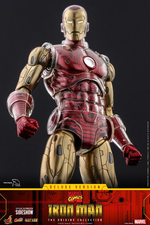 Marvel Comics The Origin Collection CMS08D38 Deluxe Iron Man 1/6 Scale Collectible Figure Gallery Image 16