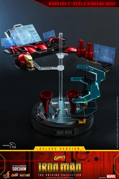 Marvel Comics The Origin Collection CMS08D38 Deluxe Iron Man 1/6 Scale Collectible Figure Gallery Image 22