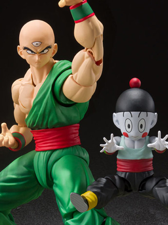 Dragon Ball Z S.H.Figuarts Tien and Chiaotzu Exclusive Action Figure Set Gallery Image 2