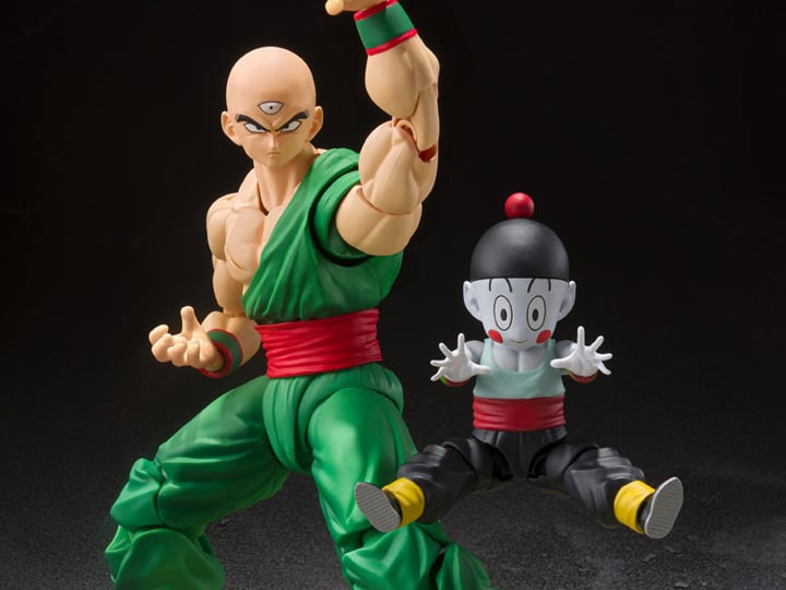 Dragon Ball Z S.H.Figuarts Tien and Chiaotzu Exclusive Action Figure Set Gallery Image 1