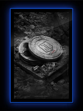 Zack Snyder's Justice League (Film Can) LED Poster Sign Gallery Image 2