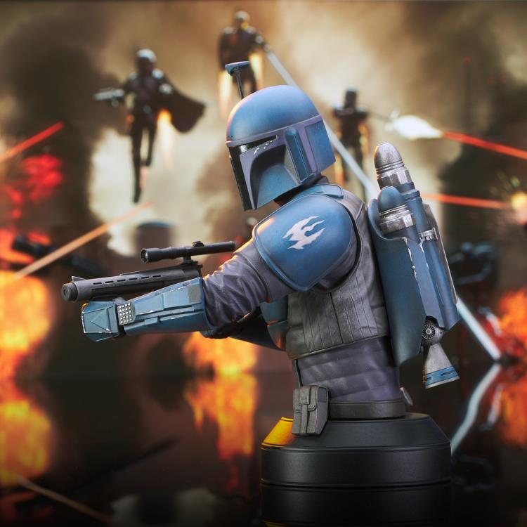 The Mandalorian Death Watch Mandalorian 1/6 Scale PX Previews Exclusive Limited Edition Bust Gallery Image 8
