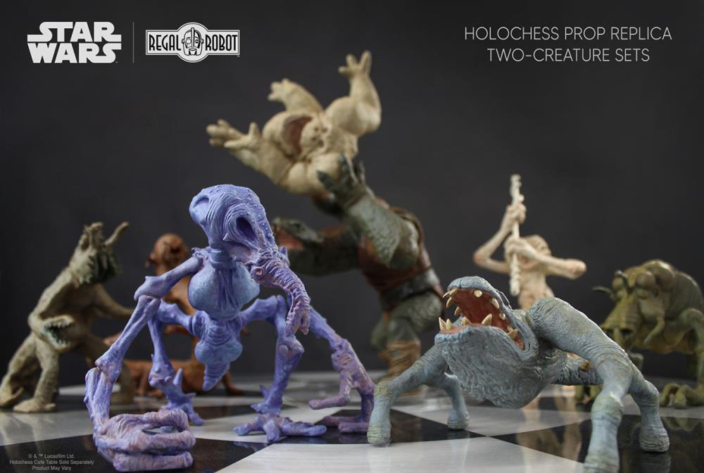 Star Wars Holochess Creatures Molator & Houjix Prop Replicas Gallery Image 4