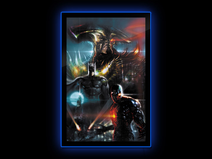 Zack Snyder's Justice League Steppenwolf LED Poster Sign Gallery Image 1